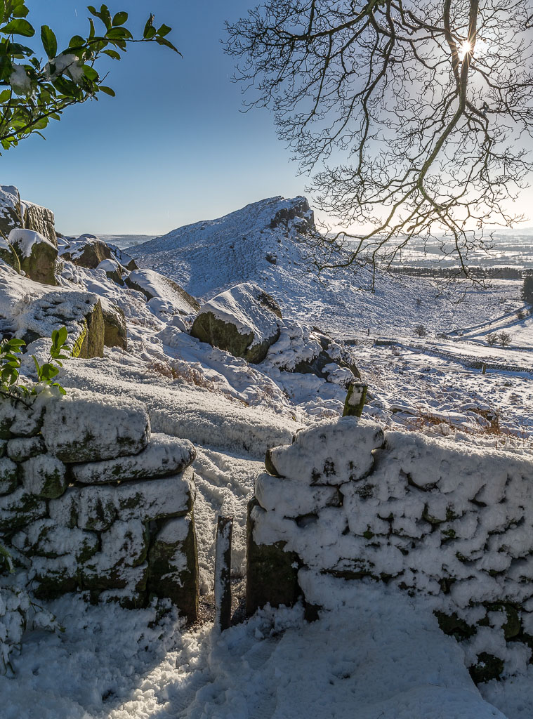 A wintry day at The Roaches